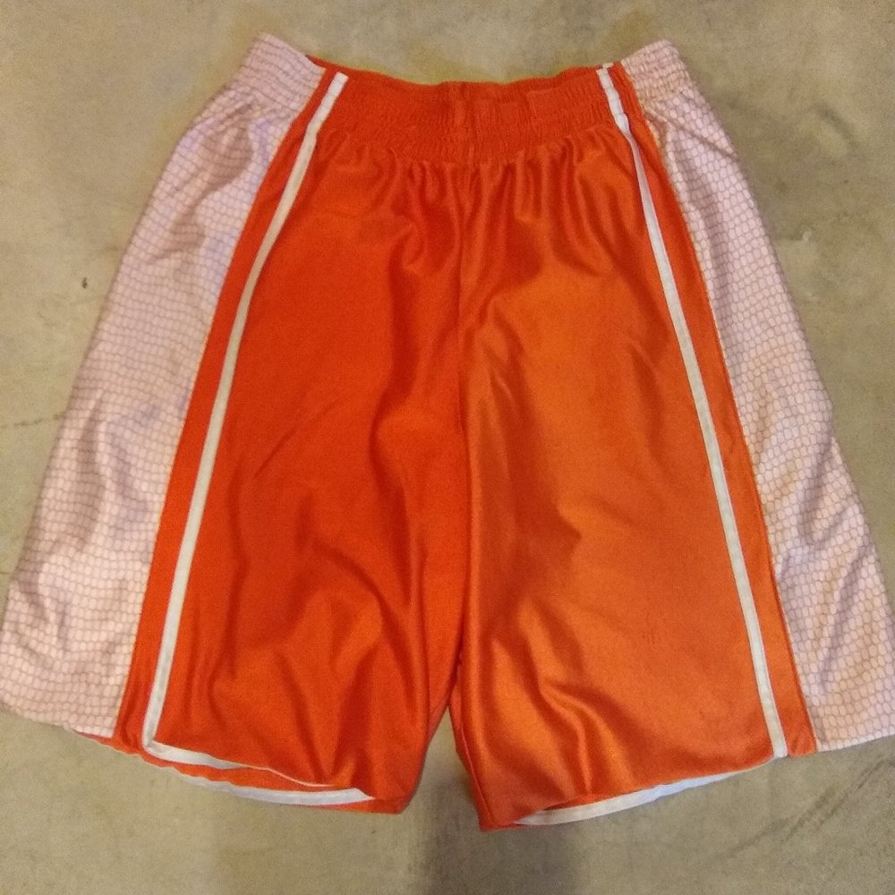 Eastbay Blaze Orange Athletic Basketball Shorts XL
